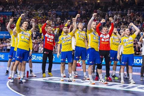 Köln, Deutschland 02. Juni 2019: Handball - EHF CL Spiel Platz 3 - FC Barcelona, Barca vs. PGE Vive Kielce die Mannschaft von Kielce Köln Lanxess Arena Deutschland
