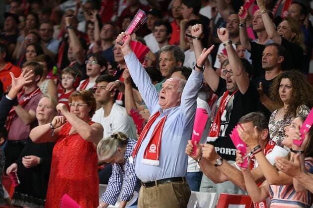 Sport Themen der Woche KW22 Praesident Uli Hoeness (FC Bayern Muenchen), FC Bayern Basketball vs. SC Rasta Vechta, Basketball, BBL, Playoffs, Halbfinale 02.06.2019 Muenchen Bayern Deutschland *** President Uli Hoeness FC Bayern Munich, FC Bayern Basketball vs SC Rasta Vechta, Basketball, BBL, Playoffs, Semifinal 02 06 2019 Munich Bayern Germany Copyright: xkolbert-press ChristianxKolbertx