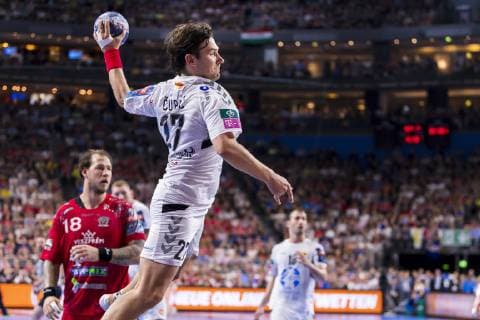 Handball, EHF CL, Final Four, Finale, HC Vardar Skopje - Telekom Veszprem HC Köln, Deutschland 02. Juni 2019: Handball - EHF CL Finale - HC Vardar Skopje vs. Telekom Veszprem Ivan Cupic (HC Vardar) Köln Lanxess Arena Deutschland