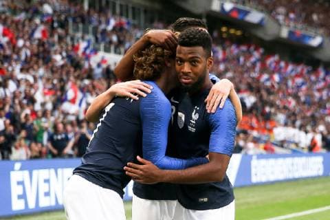 JOIE - 08 THOMAS LEMAR (FRA) FOOTBALL : France vs Bolivie - Match Amical - 02 06 2019 FEP Panoramic 