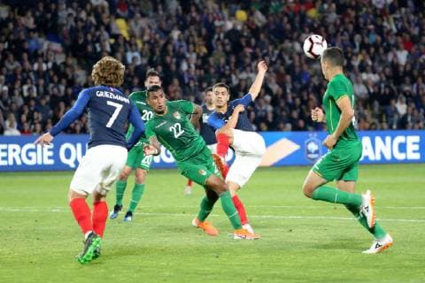 22 Wissam Ben Yedder (fra) - 22 ADRIANO JUSINO (BOL) FOOTBALL : France vs Bolivie - Match Amical - 02 06 2019 FEP Panoramic 