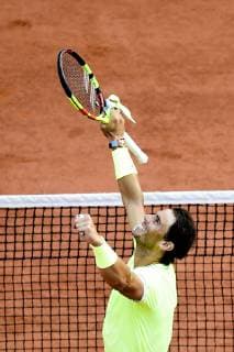 Sport Bilder des Tages joie de Rafael Nadal (esp) TENNIS : Internationaux de France 2019 Roland Garros - 04 06 2019 JBAutissier Panoramic 