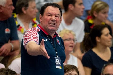 Hamm, Deutschland 05.06.2019: Handball WM Qualifiktation 2019 - Frauen - Deutschland vs. Kroatien Trainer Nenad Sostaric (Kroatien) Hamm Nordrhein-Westfalen Deutschland WESTPRESS arena