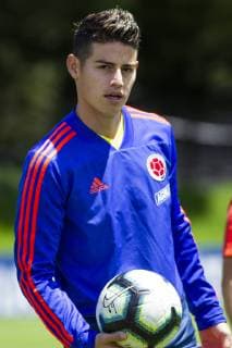 June 5, 2019 - Bogota, Colombia - James Rodriguez of the Colombia Team during a training session in Bogota, Colombia, on 5 June 2019, before traveling to Brazil for the Copa America 2019 tournament. Copa America 2019 - Colombia national team, Nationalteam Training  - ZUMAn230 20190605_zaa_n230_979 Copyright: xDanielxGarzonxHerazox