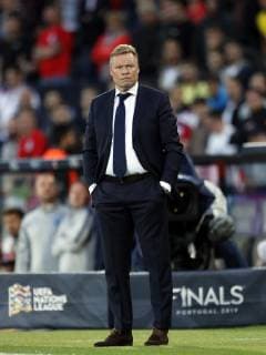 Holland coach Ronald Koeman during the UEFA Nations League semi final match between The Netherlands and England at Estadio D. Afonso Henriques on June 06, 2019 in Guimaraes, Portugal UEFA Nations League 2018 2019 xVIxVIxImagesx xMauricexvanxSteenxIVx 14675545