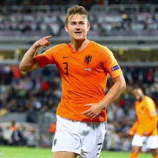 UEFA Nations League 2019 - Semi Final - The Netehrlands v England 06-06-2019: Voetbal: Nederland v Engeland: Guimaraes Semi final UEFA Nations League 2019 Matthijs de Ligt of The Netherlands scored the equalizer