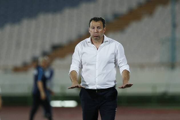 Marc Wilmots Head coach and manager of Iran looks on during the International Friendly, Länderspiel, Nationalmannschaft match between Iran and Syria at Azadi Stadium on Jun 06, 2019 in Tehran,Iran (Photo by Amirhossein Kheirkhah imago) 