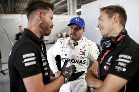 Motorsports: FIA Formula One World Championship, WM, Weltmeisterschaft 2019, Grand Prix of Canada, 77 Valtteri Bottas (FIN, Mercedes AMG Petronas Motorsport), Antti Vierula (FIN, Mercedes AMG Petronas Motorsport), Montreal Canada