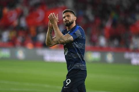 Fußball, EM Quali, Türkei - Frankreich France™s Olivier Giroud during Euro 2020 group H qualifying soccer match between Turkey and France at the Konya City Stadium in Konya, Turkey, June 8, 2019.  Copyright: AbdurrahmanxAntakyali 16395164