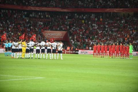 Fußball, EM Quali, Türkei - Frankreich Ceremony for for Lennart Johansson during Euro 2020 group H qualifying soccer match between Turkey and France at the Konya City Stadium in Konya, Turkey, June 8, 2019.  Copyright: AbdurrahmanxAntakyali 16395223