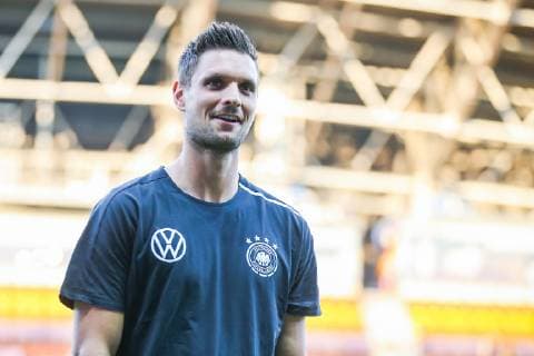Sven Ulreich (Deutschland) DFB regulations prohibit any use of photographs as image sequences and or quasi-video. BLR, Fussball, EM - Qualifikation, Weissrussland - Deutschland, 08.06.2019 Borissow Copyright: xTomxWellerx xEibner-Pressefotox EP_eer