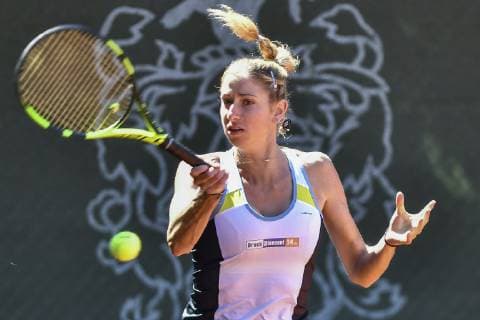 GER, Damen-Tennisbundesliga, 1. BL, TC Bredeney vs. TK Blau Weiß Aachen 09.06.2019, Tennisclub Bredeney e.V. 1929 in Essen, Essen, GER, Damen-Tennisbundesliga, 1. BL, TC Bredeney vs. TK Blau Weiß Aachen, im Bild Magali Kempen, Belgien (TK Blau Weiß Aachen)