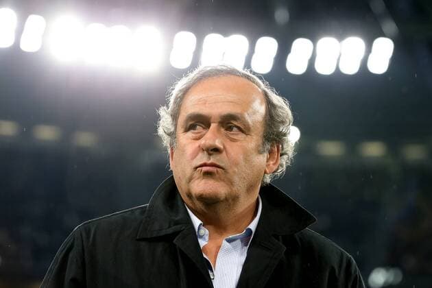 Michel Platini during the La Partita Del Cuore Charity Match match at Allianz Stadium, Turin. Picture date: 27th May 2019. Picture credit should read: Jonathan Moscrop Sportimage EDITORIAL USE ONLY. No use with unauthorised audio, video, data, fixture lists, club league logos or live services. Online in-match use limited to 120 images, no video emulation. No use in betting, games or single club league player publications. SPI-0091