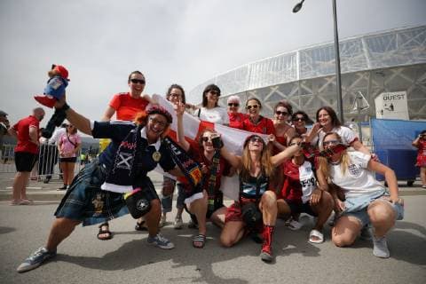 England Women v Scotland Women 2019 FIFA Women s World Cup England and Scotland fans ahead of the 2019 FIFA Women s World Cup match at Allianz Riviera, Nice Content Not Available For UK Newspapers Copyright: xKunjanxMaldex FIL-13341-0015