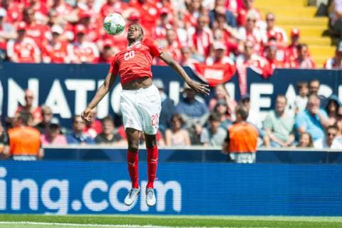 Guimaraes, Portugal, 09.06.2019, UEFA Nations League, 3. Platz, Schweiz - England, Edimilson Fernandes (Switzerland) controls the ball ( Defodi-09-531-002220