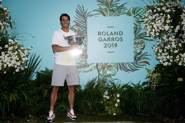 Sport Themen der Woche KW23 Sport Bilder des Tages Rafael Nadal (esp) posant avec le trophee au photocall du Vainqueur TENNIS : Internationaux de France 2019 Roland Garros - Finale Hommes - 09 06 2019 JBAutissier Panoramic 