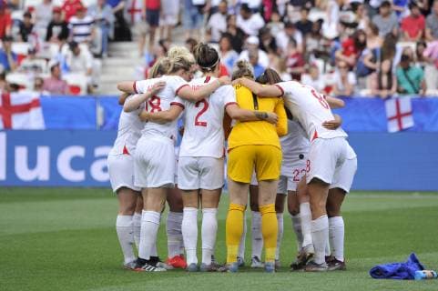 Equipe d Angleterre FOOTBALL : Angleterre vs Ecosse - Coupe du monde de Football Feminin Groupe D - Nice - 09 06 2019 NorbertScanella Panoramic 