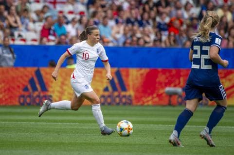 Fran Kirby (Angleterre) FOOTBALL : Angleterre vs Ecosse - Coupe du monde de Football Feminin Groupe D - Nice - 09 06 2019 NorbertScanella Panoramic 