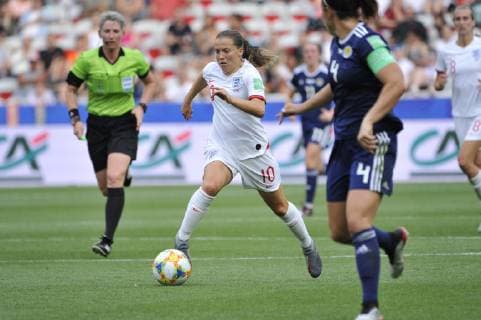 Fran Kirby (Angleterre) FOOTBALL : Angleterre vs Ecosse - Coupe du monde de Football Feminin Groupe D - Nice - 09 06 2019 NorbertScanella Panoramic 