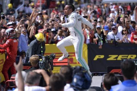 HAMILTON Lewis F1 Team Mercedes AMG Sieger in Montreal Formel 1 GP 2019 Kanada am 09.06.2019 in Montreal