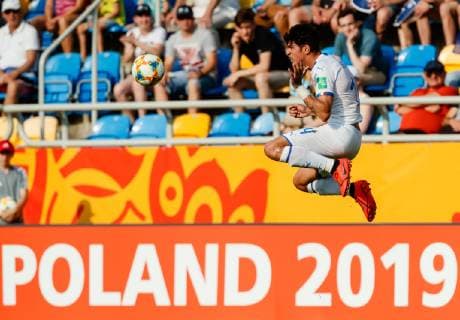 Gdynia, Polen, 11.06.2019, FIFA U-20-Weltmeisterschaft Polen 2019, Halbfinale, Ukraine - Italien, Raoul Bellanova (ITA) in Aktion ( Defodi-01048-180941