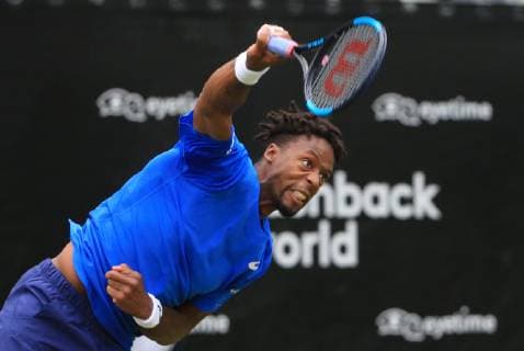 Sport Bilder des Tages 11.06.2019, ATP, Tennis Herren Tour World, MercedesCup 2019 Stuttgart, Tennis, im Bild: Gael Monfils (FRA) copyright: Philippe Ruiz Handy: 0177 29 39 408