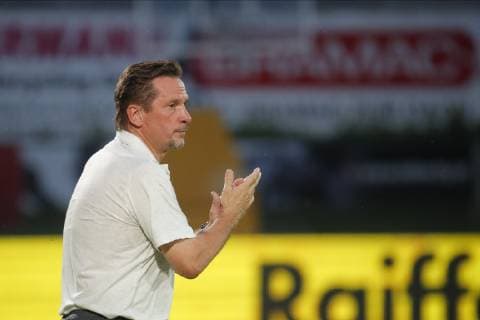 11.06.2019, Profertil Arena, Hartberg, AUT, Testspiel, U21, U 21 Oesterreich vs Frankreich, im Bild Trainer Werner Gregoritsch (AUT) Trainer Werner Gregoritsch (AUT) during the International U21 Friendly Football Match between Austria and France at the Profertil Arena in Hartberg, Austria on 2019 06 11. Hartberg