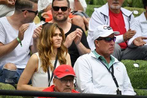 auf der Tribüne Ivan Lendl Trainer von Alexander Zverev (GER) (rechts) und ehemalige bzw. aktuelle Freundin Olga Sharypova von Alexander Zverev (GER) 13.06.2019 Tennis Mercedes Cup Stuttgart 2019 Weißenhof ATP, Tennis Herren 250 08.-16.06.2019 Mercedes Cup Stuttgart 2019 Weißenhof ATP 250