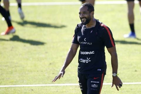 Fußball, Copa America, Nationalteam Chile Training Futbol, entrenamiento de la seleccion chilena El jugador de la seleccion chilena Jean Beausejour es fotografiado durante la practica realizada en la cancha del hotel Otho en Itu, Brasil 14 06 2019 Andres Pina Photosport Football, Chile s training session Chile s player Jean Beausejour is pictured during the practice held at the Otho hotel training field in Itu, Brazil. 13 06 2019 Andres Pina Photosport Entrenamiento de la seleccion chilena en Itu, 14 06 2019 
