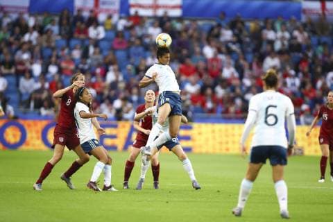 Fußball, WM Damen, England - Argentinien Jodie Taylor ( Angleterre ) FOOTBALL : Coupe du Monde Feminine - Groupe D - Angleterre v Argentine - 14 06 2019 GwendolineLeGoff Panoramic 