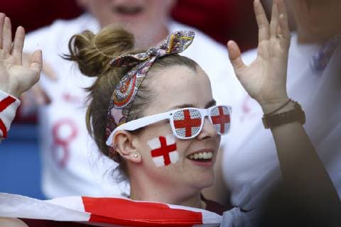 Supportrice Anglaise FOOTBALL : Coupe du Monde Feminine - Groupe D - Angleterre v Argentine - 14 06 2019 GwendolineLeGoff Panoramic 