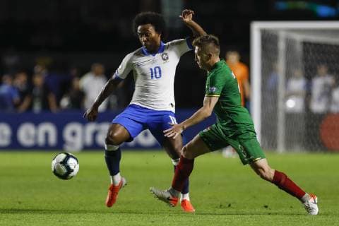 Brazil vs. Bolivia SÃO PAULO, SP - 14.06.2019: BRAZIL VS. BOLIVIA - Willian during a match between Brazil and Bolivia, valid for the group stage of the Copa America 2019, held this Friday (14) at the Estádio do Morumbi in São Paulo, SP. (Photo: Ricardo Moreira Fotoarena) x1747921x  RicardoxMoreira