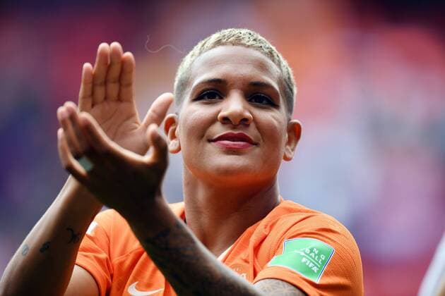Sport Themen der Woche KW24 Sport Bilder des Tages Fußball, WM Damen, Niederlande - Kamerun Shanice van de Sanden of Netherlands women during the FIFA Women s World Cup France 2019 group E match between The Netherlands and Cameroon at Stade du Hainaut on June 15, 2019 in Valenciennes, France FIFA Women s World Cup France 2019 2018 2019 xVIxVIxImagesx xGerritxvanxKeulenxIVx 14742689