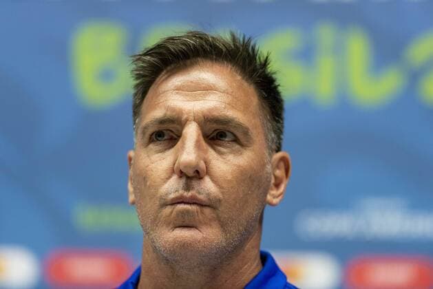 Fußball, Copa America, Nationalteam Paraguay Pressekonferenz Treino selecao do Paraguai RIO DE JANEIRO, RJ - 15.06.2019: TREINO SELEcaO DO PARAGUAI - Technician Eduardo Berizzo during a Paraguayan national team, Nationalteam held in the Maracanã press room on Saturday afternoon (15), for Copa America, in Rio de Janeiro, RJ. (Photo: Celso Pupo Fotoarena) x1748109x  CelsoxPupo