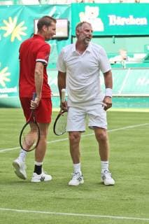 Florian Mayer , Thomas Muster, Schauinsland-Reisen Champions Trophy Halle Westfalen 15.06.2019. Foto:FSA_Stiefel Eibner Pressefoto Schauinsland-Reisen Champions Trophy Halle Westfalen Halle Westfalen Copyright: xFSAx Eibner-Pressefotox EP_fsa