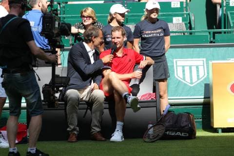 Florian Mayer Schauinsland-Reisen Champions Trophy Halle Westfalen 15.06.2019. Foto:FSA_Stiefel Eibner Pressefoto Schauinsland-Reisen Champions Trophy Halle Westfalen Halle Westfalen Copyright: xFSAx Eibner-Pressefotox EP_fsa