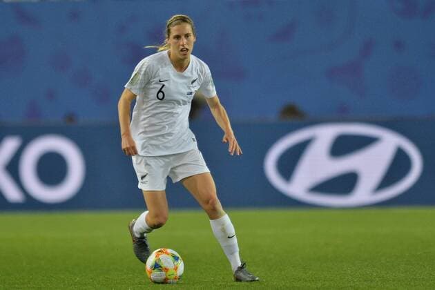 Rebekah Stott (nlle zelande) FOOTBALL : Canada vs Nouvelle Zelande - Coupe du monde de Football Feminin Groupe E - 15 06 2019 FredericChambert Panoramic 