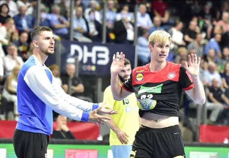 16.06.2019 EM - Qualifikation 2018 2019 - Deutschland - Kosovo - OGo - Armir Agushi (16, Kosovo) Marian Michalczik (22, Deutschland)