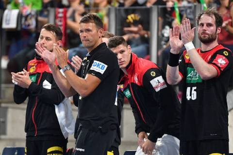 Christian PROKOP ,Bundestrainer,Trainer (GER) , klatscht Applaus,applaudiert. Handball Laenderspiel der Maenner, EHF Euro Qualifikation. Deutschland (GER)-Kosovo (KOS), am 16.06.2019 Arena Nuernberger Versicherung.