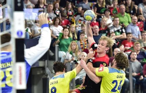 16.06.2019 EM - Qualifikation 2018 2019 - Deutschland - Kosovo - OGo - Bashkim Gashi (8, Kosovo) Marian Michalczik (22, Deutschland) Luigj Quni (24, Kosovo)