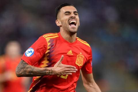Dani Ceballos of Spain celebrates after scoring the goal of 0-1 Bologna 16-06-2019 Stadio Renato Dall Ara Football UEFA Under 21 Championship Italy 2019 Group Stage - Final Tournament Group A Italy - Spain Photo Andrea Staccioli Insidefoto andreaxstaccioli