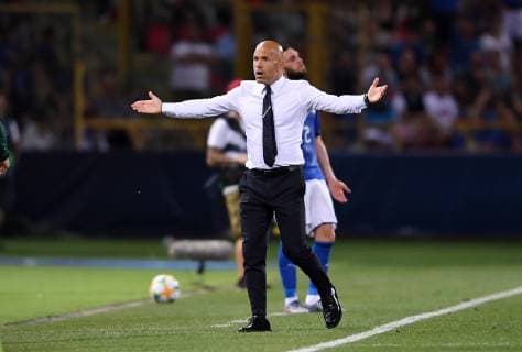 FUSSBALL UEFA U21, U 21 EUROPAMEISTERSCHAFT 2019 in Italien Italien - Spanien 16.06.2019 Trainer Luigi Di Biagio (Italien)