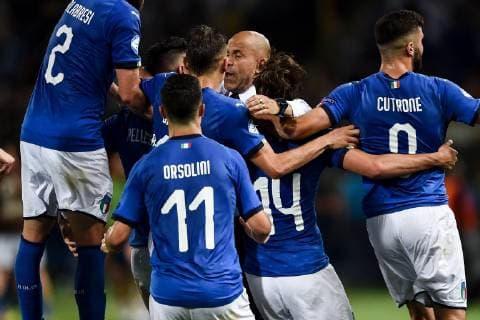 Db Bologna 16 06 2019 - Europeo Under 21 Italia 2019 Italia-Spagna foto Daniele Buffa Image nella foto: esultanza gol Lorenzo Pellegrini 