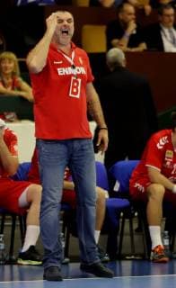 16.06.2019 Novi Sad Serbia-Switzerland 2020 Men s EHF EURO qualify men s handball Nenad Perunicic Serbia coach :Str 