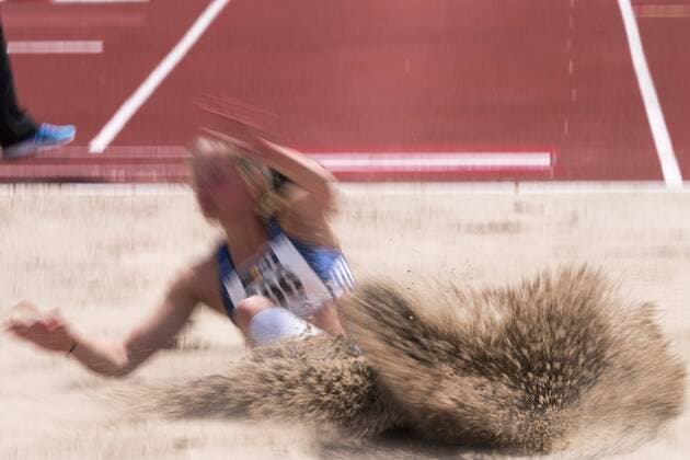 Weitsprung der Frauen Leichtathletik U 23 DM in Wetzlar, Deutschland am 16.06.2019