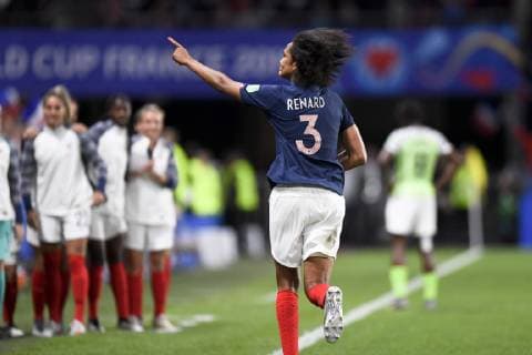 JOIE - 03 WENDIE RENARD (FRA) - DOS FOOTBALL FEMININ : Nigeria vs France - Coupe du Monde Fifa France 2019 - 17 06 2019 AnthonyBIBARD FEP Panoramic 