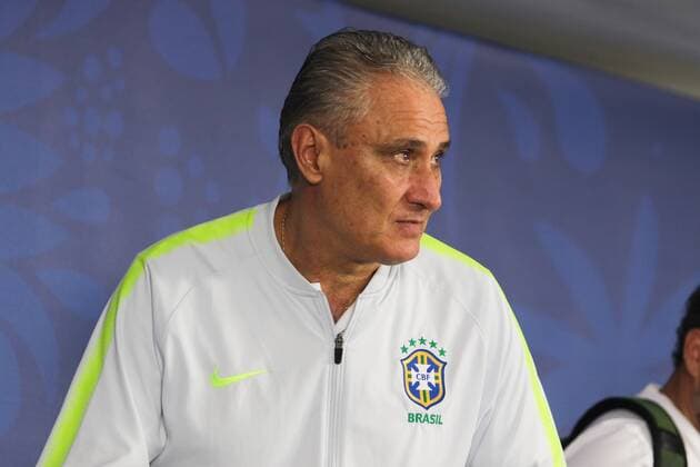 Fußball, Copa America, Nationalteam Brasilien Pressekonferenz Treino da Selecao Brasileira em Salvador SALVADOR, BA - 17.06.2019: TREINO DA SELEcaO BRASILEIRA EM SALVADOR - Tite, coach of the Brazilian Soccer Team, during a press conference, PK, Pressekonferenz at the Fonte Nova Arena in Salvador, Bahia, Brazil. (Photo: Tiago Caldas Fotoarena) x1749287x  TiagoxCaldas