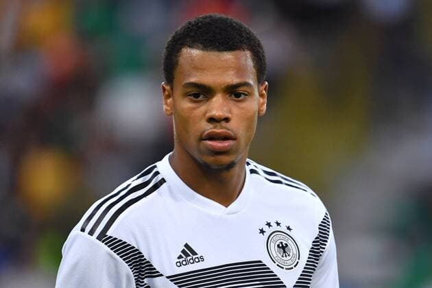 Lukas NMECHA (GER), Aktion,Einzelbild,angeschnittenes Einzelmotiv,Portraet,Portrait,Porträt. Deutschland (GER)-Daenemark (DEN) 3-1, am 17.06.2019 Stadio Friuli Udine. Fussball U-21, UEFA Under21 Eurpameisterschaft in Italien SanMarino vom 16.-30.06 2019.