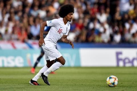 Hamza Choudhury of England during the 2019 UEFA EURO, EM, Europameisterschaft,Fussball U-21 Championship match between England U-21 and France U-21 at Orogel Stadium Dino Manuzzi , Cesena, Italy on 18 June 2019. Copyright: xGiuseppexMaffiax 24260007