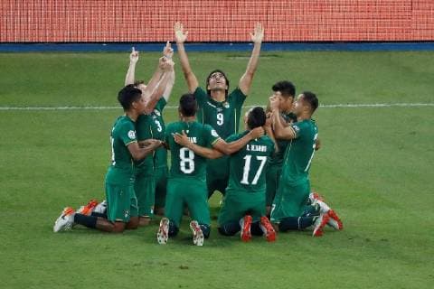 Marcelo Martins (C) of Bolivia celebrates after scoring with teammates during the Copa America 2019 Group A soccer match between Bolivia and Peru, at Maracana Stadium in Rio de Janeiro, Brazil, 18 June 2019. Bolivia vs. Peru !ACHTUNG: NUR REDAKTIONELLE NUTZUNG!  Copyright: xJulioxCesarxGuimaraesx SCA0859 20190619-636964996990345690